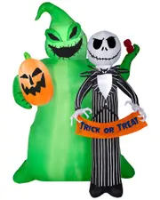 National Tree Company 78in Jack Skellington and Oogie Boogie