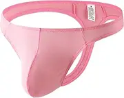 [Generic] Men's Underpant Plus Size Sexy Thong Underwear Athletic Supporter G-String Bulge Enhancing Ball Pouch T-Back Bikini Brief