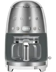 [Smeg] Retro Drip Filter Coffee Machine in Brushed Silver DCF02SSAU