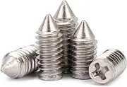 100pcs Cross Set Screws M2 M2.5 M3 M4 Size Full Thread Standard Pitch Tail End Phillips Type 304 Stainless Steel(100 PCS- 10mm,M2.5)