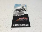 ROBBIE MADDISON REDBULL X-RAY FMX MEETS MX CARD DIRT BIKE MOTORCYCLE DUNLOP TYRE