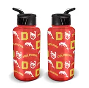 Dolphins NRL Flip Lid 1 Litre Drink Bottle