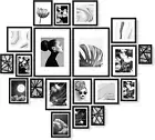 Cooper & Co. Instant Gallery Wall 20 Pieces Photo Frame Set, Black