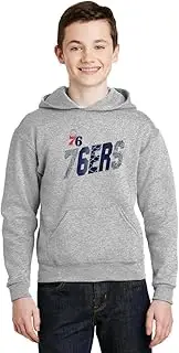 Outerstuff Philadelphia 76ers Youth Boys Size Playground Logo Pullover Fleece Hoodie