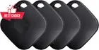 Air Tag Smart Key Finder 4 Pack Compatible Apple Find My Wallet Bag Tracker Blac
