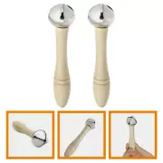 2pcs Musical Instrument Single Jingle Bell Hand Shake Bell Vertical Bell Music