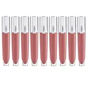 9x L'Oreal Paris Rouge Signature Plump Lip Gloss 7ml 404 I Assert