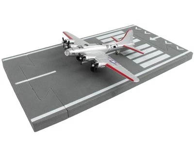 2023 Boeing B-17 Flying Fortress Diecast Model Aircraft - Silver Metallic USAF