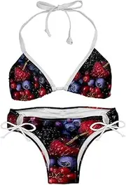 [KQNZT] Bikini Sets for Women, 2 Piece Swimsuit for Women, Bikini Sets, French Flag