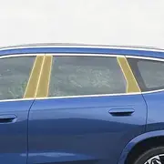 Car Exterior Body B C Window Pillar PPF Paint Protection Film TPU Scratch Resistant，for BMW u10 u11 x1 x2 iX1 (Carbon Fibre)