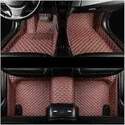 Custom Car Floor Mats Car Floor Mats for Maz&da for CX-5 2017 2018 2019 2020 Custom Auto Foot Pads Automobile Carpet Cover Interior Car Mats(Coffee-01)
