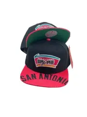 San Antonio Spurs NBA Snapshot Snapback black/pink Mitchell & Ness