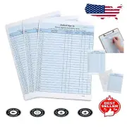 Bulk 125 Carbonless Patient Sign-In Sheets with Concealed Info - Doctor's Office