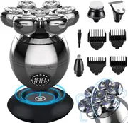 7d Floating Cutter Head Electric Shaver for Men Portable Waterproof and Rechargeable Beard Trimmer and Clipper