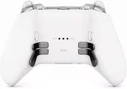 eXtremeRate Replacement Bottom Shell for Xbox One Elite Series 2 Controller, Custom White Back Housing Shell Cover for Xbox Elite Series 2 Core Wireless Controller Model 1797