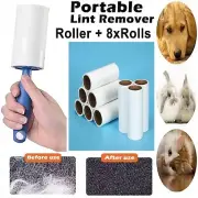 Lint Roller With Refills Sticky Remover Pet Dog Hair Clothes Sofa Dust Cleaning