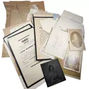 Lot of Vintage Paperwork Letters Articles Photographs