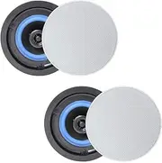 Maro Bluetooth in Ceiling Speakers, 4 Inches Flush Mount in Wall in Ceiling Ambient Speaker 40 Watts, 2-Way Universal Home Speaker, 1 Pair