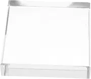 Crystal Square Paperweight Decorative Glass Cube for Office Home Heavy Stable Desk Accessory for Reading