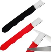 2Pcs Garden Tool Sharpener Quick Gardening Scissors Sharpener for Lawn Mower ...