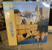 Springbok Castle River Reflection 1000 Piece Jigsaw Puzzle Vintage Sealed