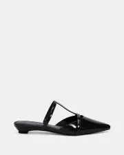 Shelly Shen Lucia_/Black Patent Womens Flats 06