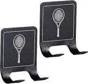 Racket Organizer – Wall Mounted Tennis Gear Rack, Paddle and Rackets Holder | Sports Equipment Storage for Garage, Vertical Racket Stand for Gym Room, Compact Organizer for Badminton and Pickleball