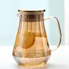 Water Pitcher Iced Tea Pitcher 1.2L Large Capacity Glass Carafe Easy Clean Glass
