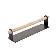 3Pcs Pastable Paper Towel Holder Under Cabinet Roll Metal Organizer No Holes In Kitchen Cloth Hanging Rack