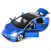 Catzon 1/32 Pull Back Toy Car with Sound Light for Kids 3+ Birthday Gifts-Blue