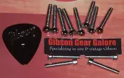 Gibson Les Paul Pole Pieces Pickup Screw Set Nickel Guitar Parts SG Custom HP RD