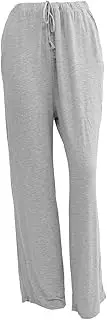 [MUCKLILY] 1Pc Loose Casual Pajama Trousers for Men Home Wear Comfortable Grey Lounge Pants for Relaxing Breathable Durable Design for Sleeping and Leisure Activities