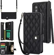 [XIMAND] for Samsung Galaxy Z Fold 4 Wallet Case with 6 Credit Card Slots and S-Pen Slot,Multi Card Function Premium Leather Magnetic Clasp Kickstand Heavy Duty Protective Cover.(Black)