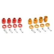 Hex Hubs Adapter Extension Conversion Nuts for 1/10 RC Car,Blue