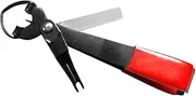 LeeQinersw 4 in 1 Knot Tying Tool with Line Cutter and Hook for