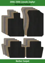 Lloyd Berber Front & Rear Row Carpet Mats for 2006 Lincoln Zephyr (for: Lincoln)