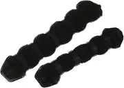 Gugzy® Hair Bun Maker Magic Hair Styling Hot Hair Donut Bun Ring Hair Curler Styler Maker (Black)