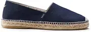 Viscata Sitges Slip-on Shoes Espadrilles Flats for Men, Spain Handmade, Lightweight Shoes Made of Soft, Breathable Cotton Canvas and 100% Natural Jute Midsole. Casual Closed Toe Espadrille Flat