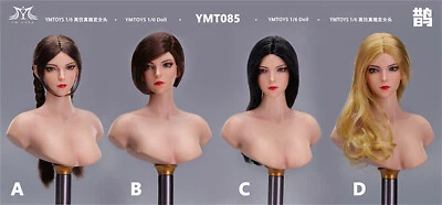 YMTOYS 1/6 YMT085 Magpie Girl Head Carving Suntan Skin Fit 12'' TBLeague Figure