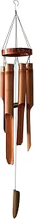 Ankinte Classic Bamboo Wind Chimes with Circle Top, Wood Wooden Wind Chimes Outdoor, Deep Tone Soothing Sound (27)