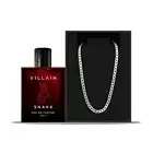 Villain Perfume For Men 100 ml & Rope Chain With Solid Finish & Classy Look gift