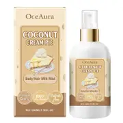 Vanilla Cream Puff Body Hair Milk Mist Long Lasting Natural Fragrance Body Mist for Women Girls Coconut
