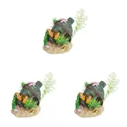 3PK Dudley's World Of Pets Clown Fish Aquarium/Fish Tank Decoration Ornament