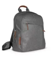 UppaBaby – Changing Backpack – Greyson (grey melange/saddle leather)