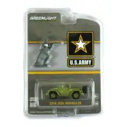 Greenlight: 2016 Jeep Wrangler "U.S. ARMY" with Army Figure 1/64 Scale