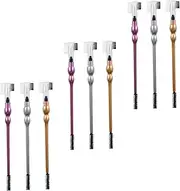 FOMIYES 9pcs Double Ended Eyeshadow Brush Eyebrow Comb Eyelash Brush Makeup Brush Eye Shadow Brush Eyelash Comb Eyebrow Gel Primer Makeup Razor Double-headed Eyebrow Brush Brow Combs Nylon
