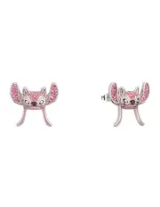 [Couture Kingdom] Disney Lilo and Stitch Crystal Angel Stud Earrings in Silver