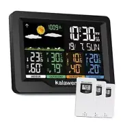 Home Wireless Weather Station Multiple Sensors with Atomic Clock,
