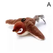Electronic Interactive Flying Bird Cat Toy Hanging Pet Flapping Wings Sparro