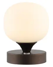 JONATHAN Y Owen 6In Bohemian Farmhouse Iron Rechargeable Integrated LED Table Lamp